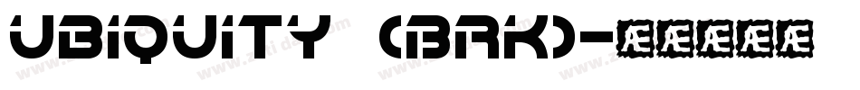 Ubiquity (BRK)字体转换